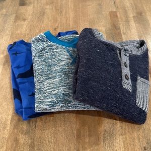 3 cat and jack long sleeve shirts